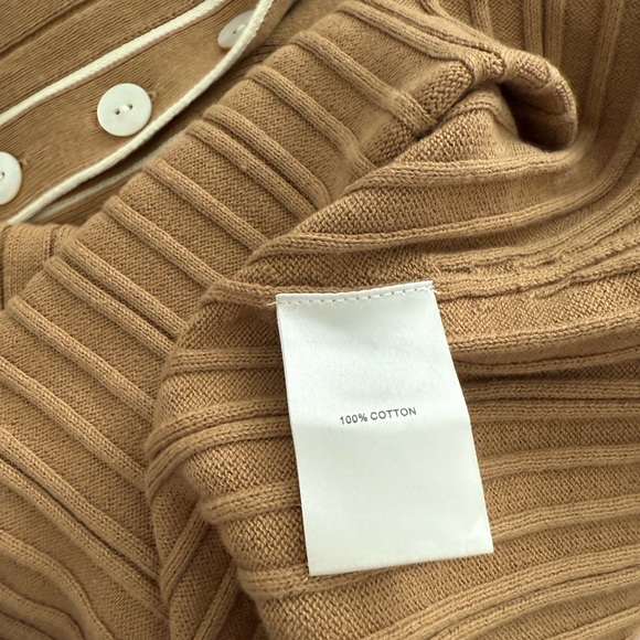 Anna Quan Tan Ribbed Maxi Dress - Picture 6 of 7